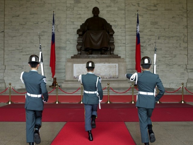 中正記念堂の衛兵交代式