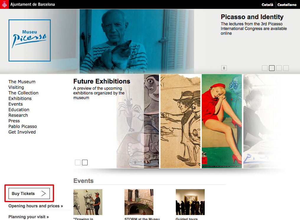 バルセロナのピカソ美術館のチケット予約方法と無料入場について | おくびょう女の一人旅